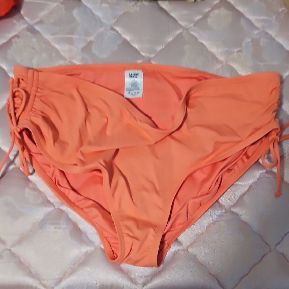 Lands' End Orange Bikini Bottoms